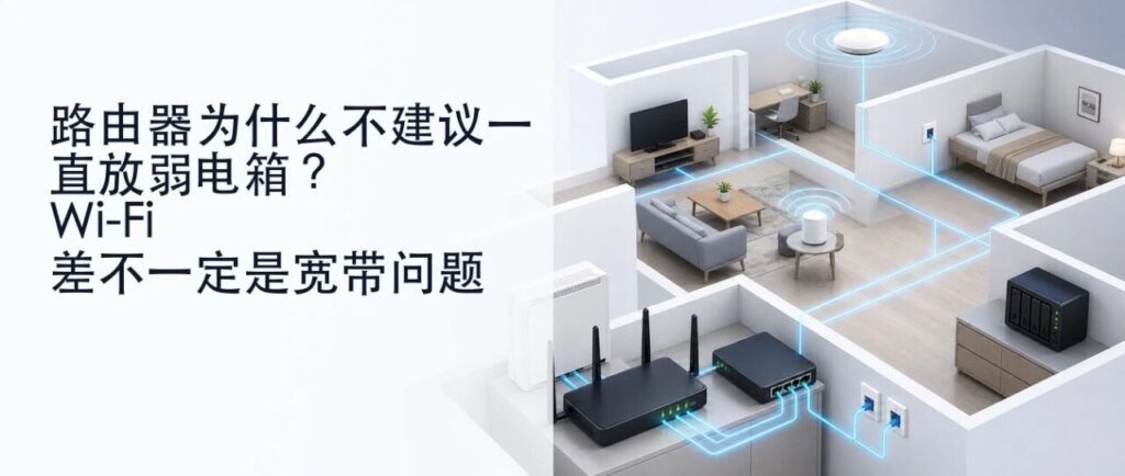 路由器为什么不建议一直放弱电箱？Wi-Fi 差不一定是宽带问题