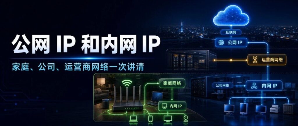 公网 IP 和内网 IP 是什么？