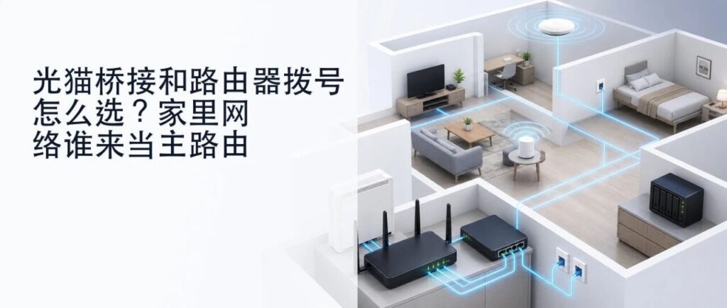 光猫桥接和路由器拨号怎么选？家里网络谁来当主路由