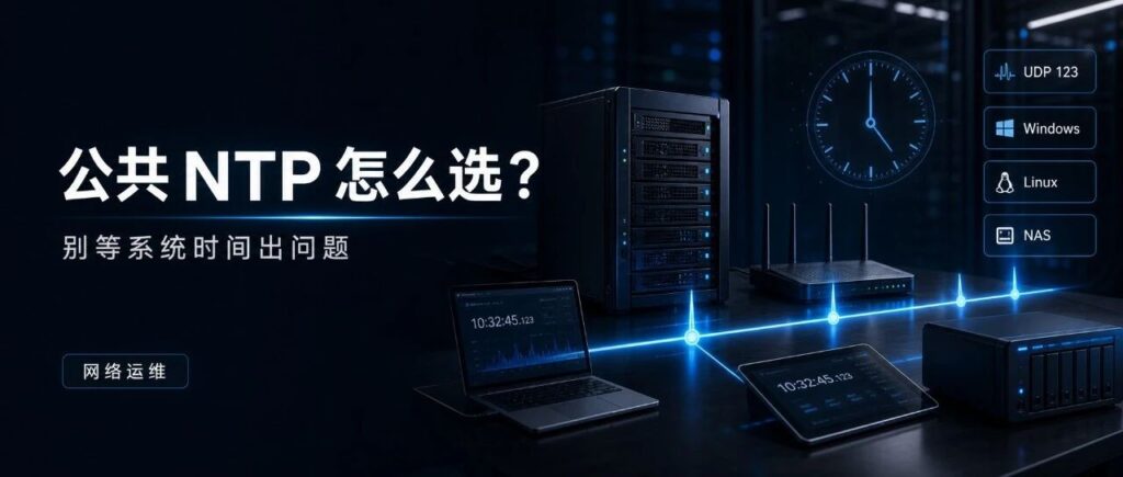 公共 NTP（时间服务器） 怎么选？怎么配置？