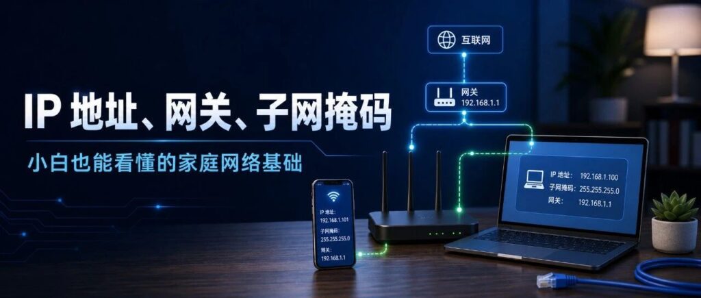 IP 地址、网关、子网掩码到底是什么?