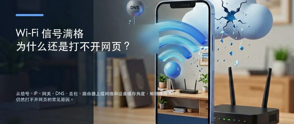 Wi-Fi 信号满格，为什么还是打不开网页？
