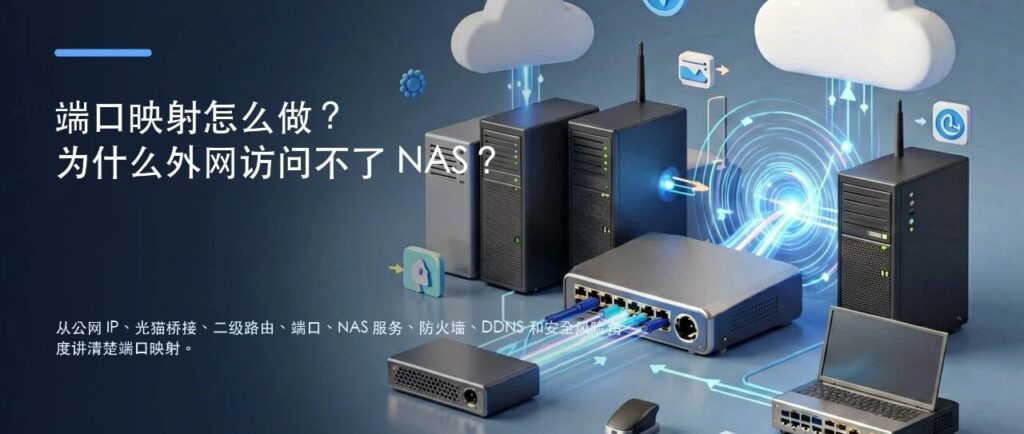端口映射怎么做？为什么外网访问不了家里 NAS？
