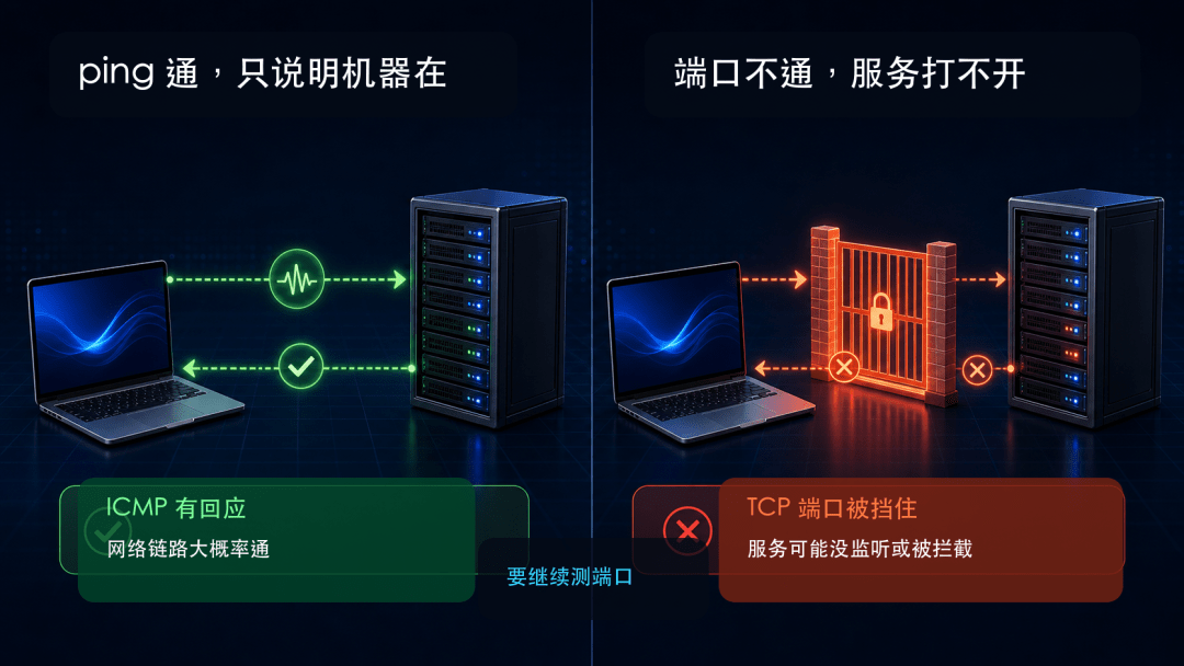 端口是什么?为什么 ping得通打不开? 端口是什么?为什么 ping得通打不开?