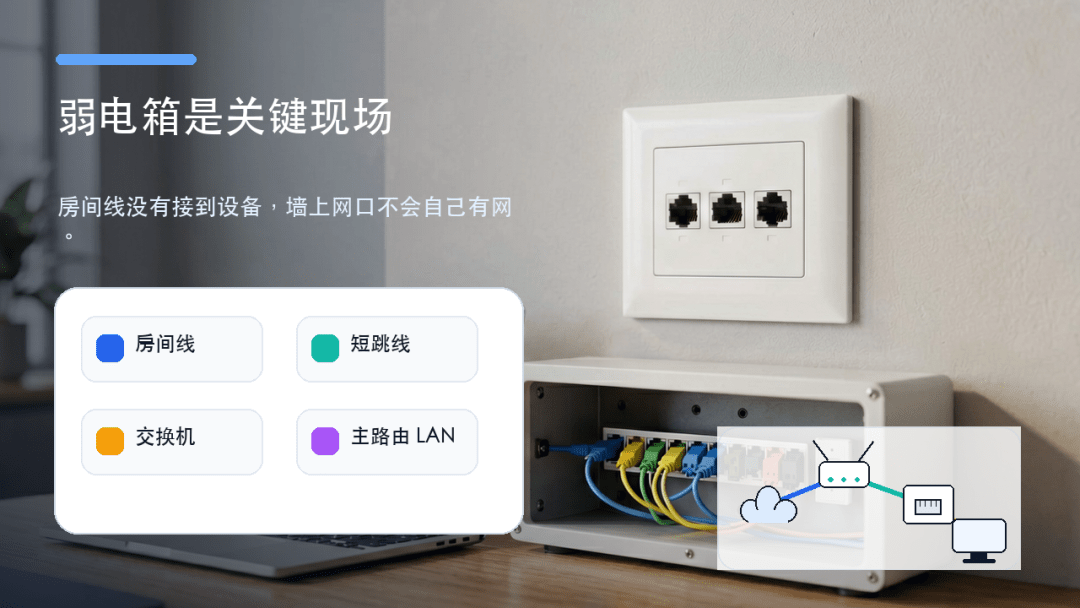 墙上网口插了没网,通常是哪几个原因? 墙上网口插了没网,通常是哪几个原因?