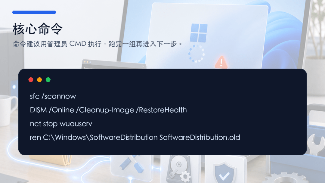 Windows 更新报 0x80073b01,我是这样帮他排查的 Windows 更新报 0x80073b01,我是这样帮他排查的