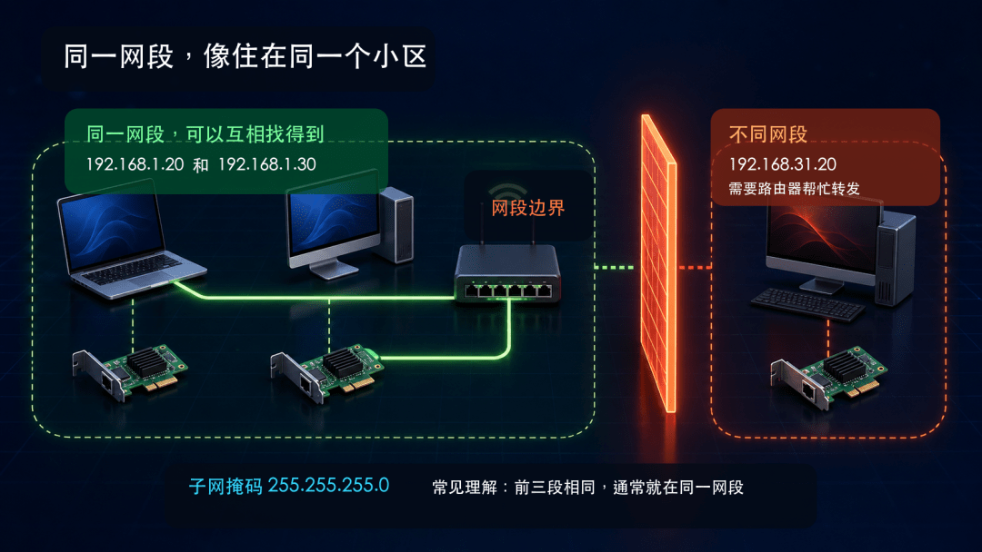 IP 地址、网关、子网掩码到底是什么? IP 地址、网关、子网掩码到底是什么?