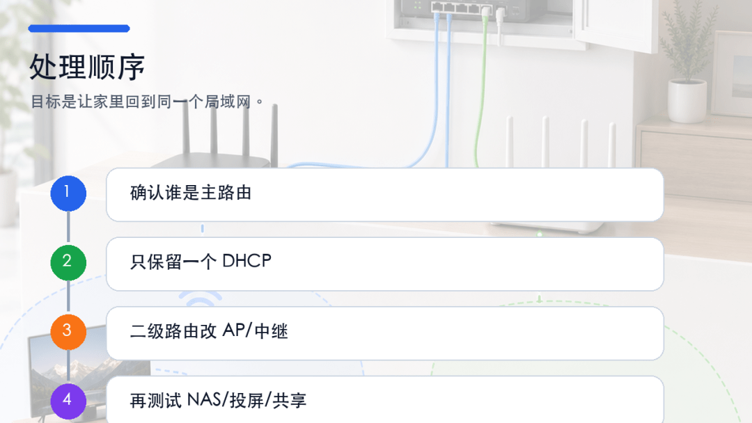 家里为什么会出现多个网段?NAS、投屏、共享为什么打不开 家里为什么会出现多个网段?NAS、投屏、共享为什么打不开