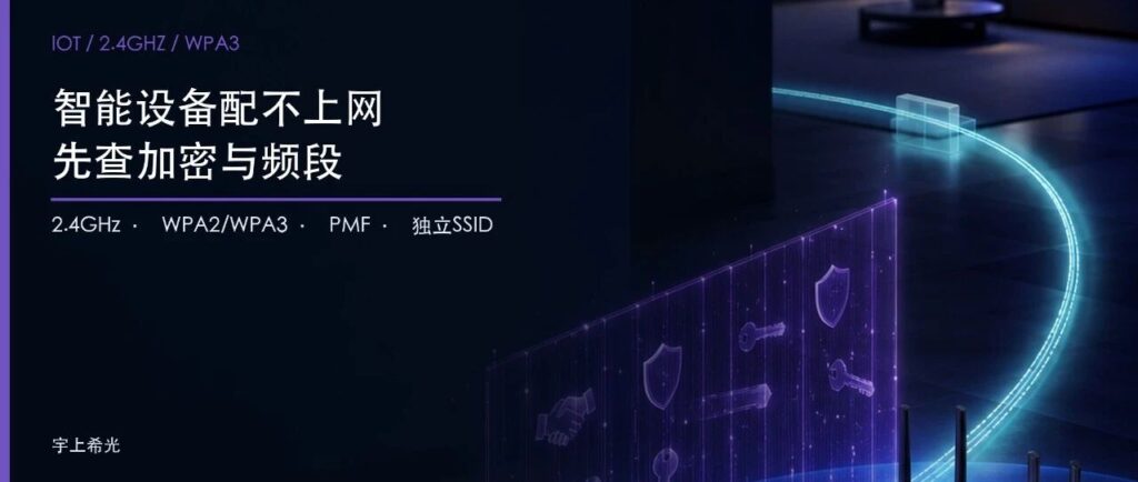 智能设备只支持2.4GHz,开启WPA3后为什么配不上网?