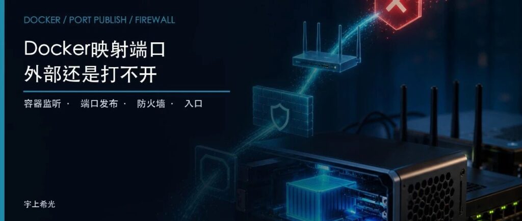 Docker已经映射端口，为什么本机能打开，局域网和公网还是访问不了？