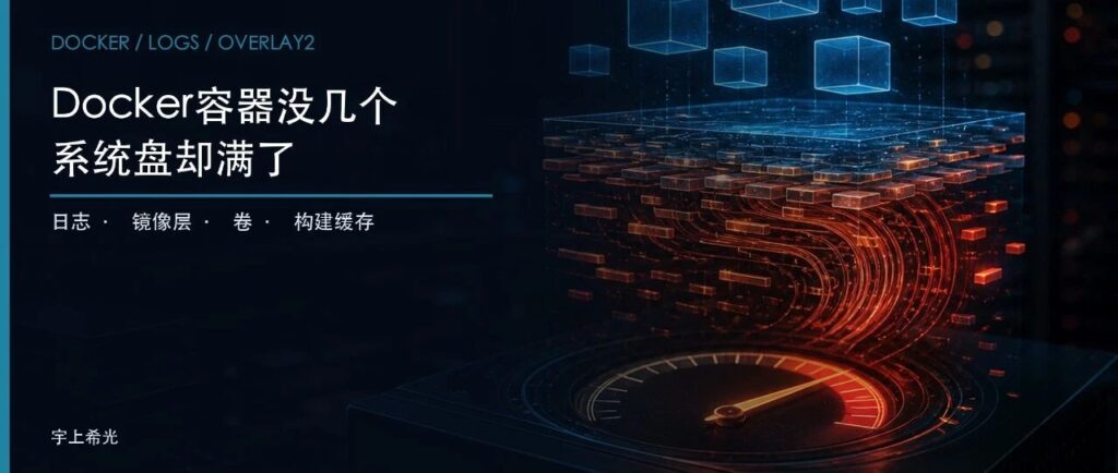 Docker容器没几个,系统盘为什么满了?