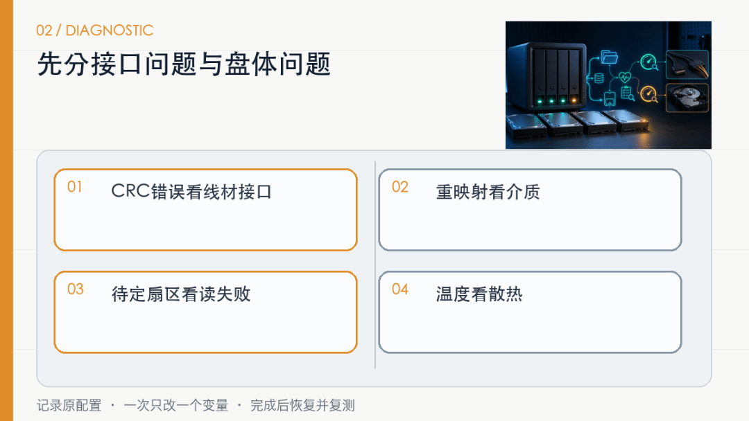 NAS硬盘出现SMART警告,先备份还是先跑检测? NAS硬盘出现SMART警告,先备份还是先跑检测?