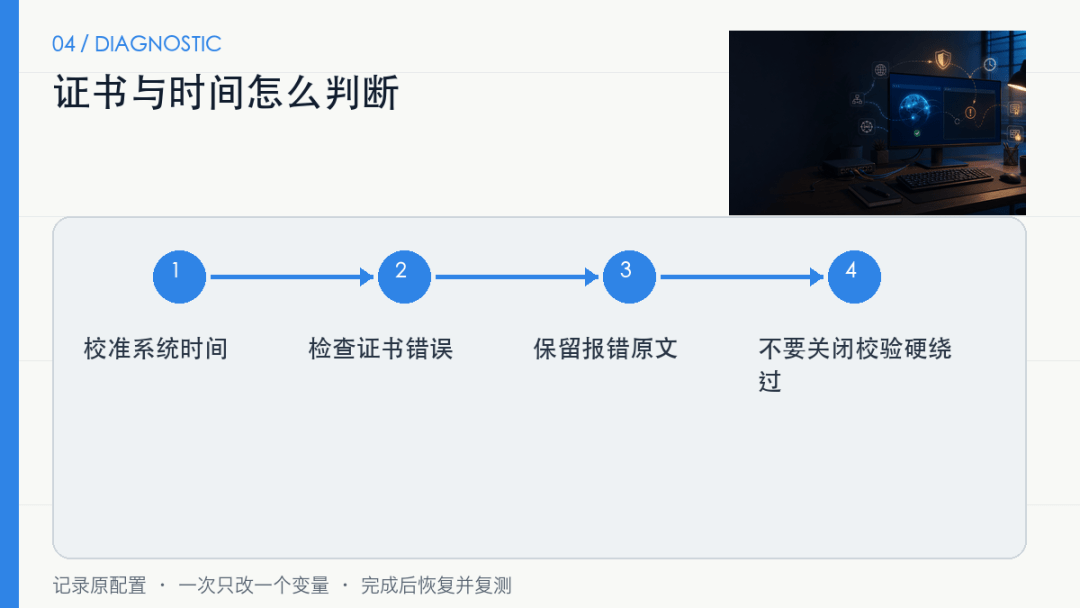 浏览器能上网，某个软件却始终连接失败：别急着重装，先查这4条路径